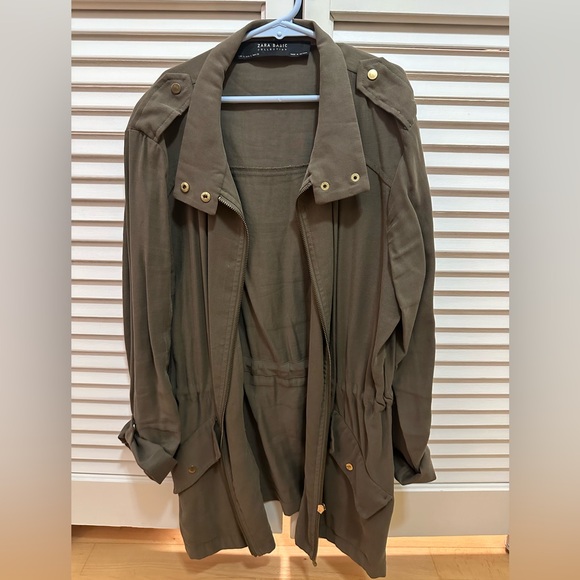 Army Green Utility Jacket - Size S - Picture 2 of 4